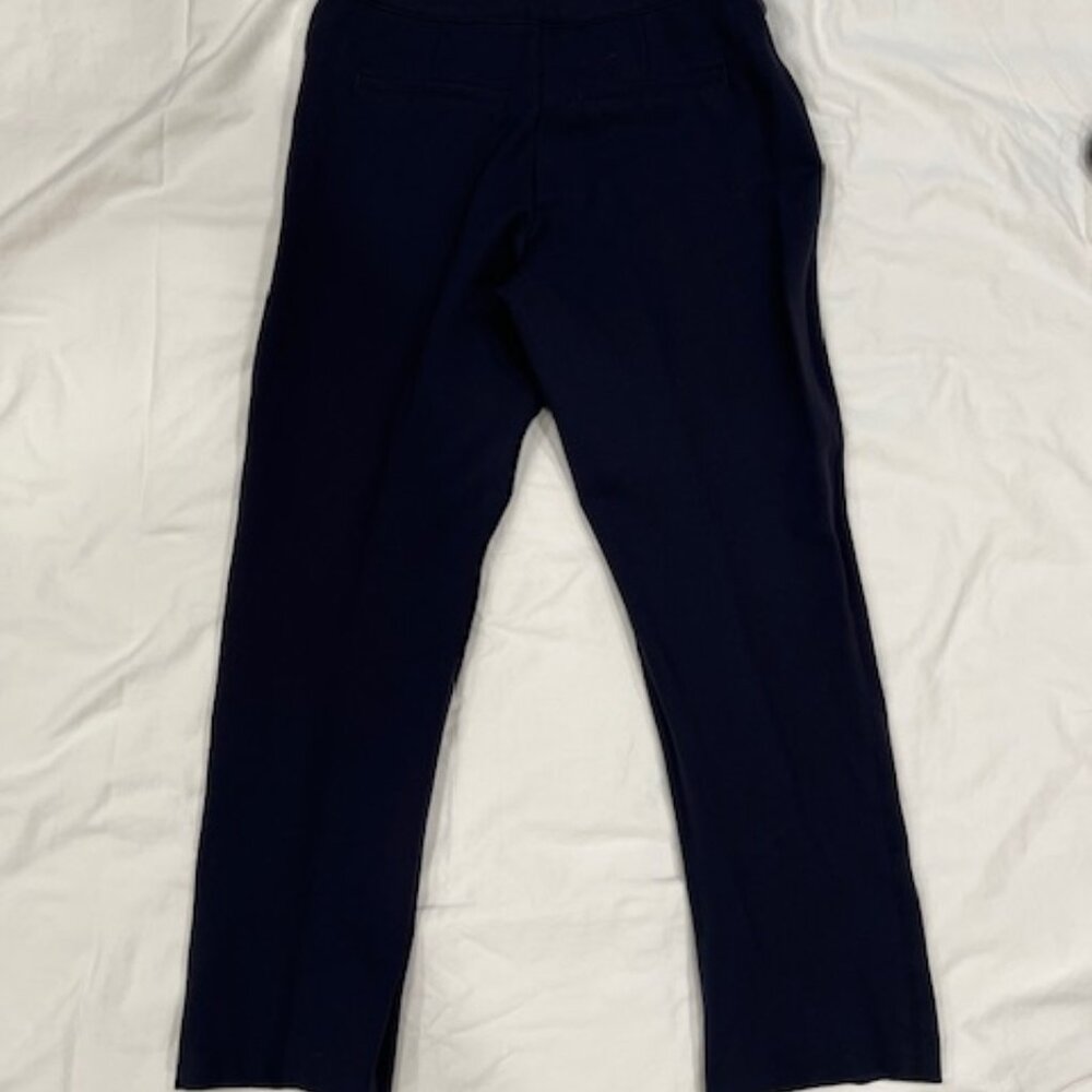 Spanx Ponte Straight Leg Pant, MP, Navy Blue - Picture 2 of 7